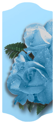 DARAY-C-061 Bouquet Of Roses Blue